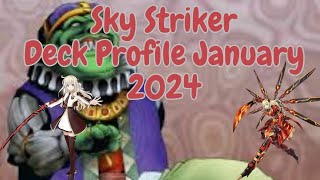 Sky Striker Deck Profile January 2024 Format [upl. by Elraet877]