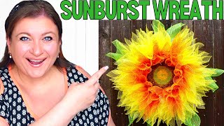 Sunburst Method Crafting a Stunning Sunflower Wreath [upl. by Ailelc188]