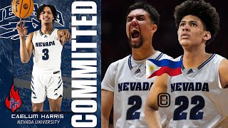 DALAWANG PINOY Sanib PWERSA sa US NCAA D1 Nevada Caelum Harris Update [upl. by Mildred]