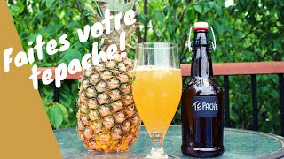 TEPACHE bière dananas Recette facile et économique [upl. by Hamirak]