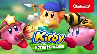 Kirby and the Forgotten Land  Copy Abilities and Coop  Nintendo Switch [upl. by Foote288]