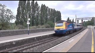 Trains on the Midland Mainline at Radlett amp Kettering 070917 [upl. by Ihsakat]