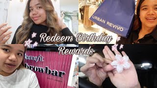 CLAIMING BIRTHDAY REWARDS urban revivo benefit browbar boost juice zus coffee cocodry [upl. by Massimo552]