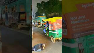 Street Racing in Kolkata Raider Bike vs Kolkata Tram Who will win shorts challenge racing [upl. by Lessard]