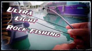 ULTRA LIGHT ROCKFISHING Pêche en port au MINI POWER ISOME [upl. by Ahseirej]