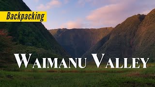 Backpacking Waimanu Valley on Big Island  Hawaii [upl. by Akenna]