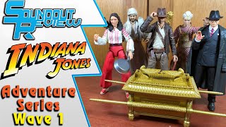 Indiana Jones Adventure Series Wave 1 Indy Toht Sallah Belloq Marion Ark Review Soundout12 [upl. by Enelram138]