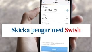 Swish  skicka pengar  Länsförsäkringar [upl. by Hilar]