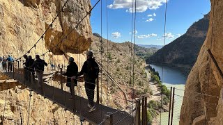 Caminito del Rey November 2023 [upl. by Idoj]