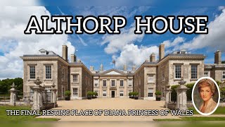 ALTHORP HOUSE IN ENGLAND home to Earl Spencer We visit the grave of Diana Princess of Wales [upl. by Ocirred]