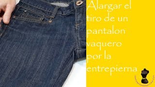 DIY Transforma tus pantalones De cintura baja a cintura alta [upl. by Eislehc]