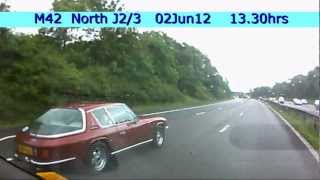 Jensen Interceptor  M42 North J23 2nd July 12 [upl. by Sonitnatsok]