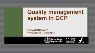 Quality management system in GCP [upl. by Enomis]