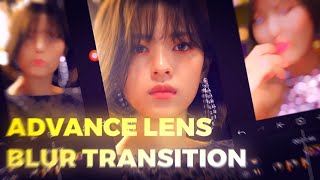 ADVANCED AE INSPIRED TRENDING LENS BLUR TRANSITIONALIGHT MOTION TUTORIAL🥰 [upl. by Phox]