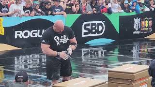 Worlds Strongest Man 2023 Final Day 1 Knaack Deadlift Brian Shaw vs Luke Stoltman [upl. by Faxan]