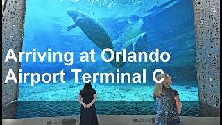 Arriving at Orlando Airport Terminal C [upl. by Lindy146]