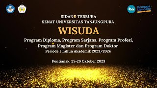 Wisuda Periode 1 TA 20232024 II Sesi 1 [upl. by Silletram]