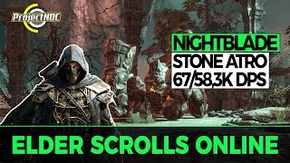 ESO  Foundation Stone Atronach 669583K DPS Stamina Nightblade Clockwork City [upl. by Der]