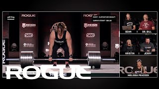 Lucy Underdown  Rogue Elephant Bar Deadlift  Attempt 2  2024 Arnold Strongwoman Classic [upl. by Anaitat]