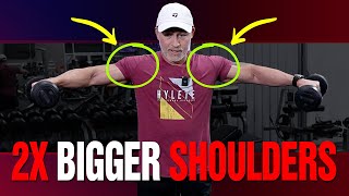 The Only 3 Exercises Men Over 40 Need To Build Big Shoulders [upl. by Nessie260]