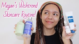 Trying Megan Moons Sensitive Skin Skincare Routine from Wishtrend [upl. by Ardaed683]