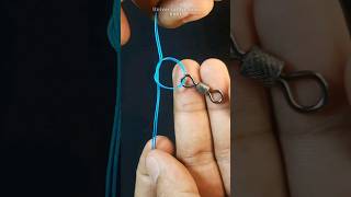 How to tie a fishing hook 73 knot fishing fishingknot fishingtips [upl. by Calvo455]