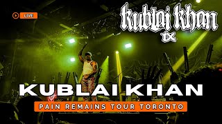 Kublai Khan  Resentment  Pain Remains Tour Live In Toronto 2024 [upl. by Wandy]