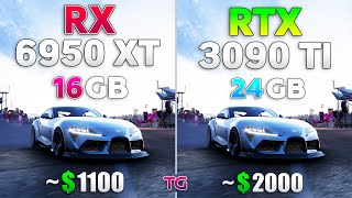 RX 6950 XT vs RTX 3090 Ti  Test in 10 Games [upl. by Sirrad42]