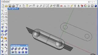 Rhino 4 Твердотельные объекты Часть 3 [upl. by Ydac710]