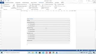 Jak wstawić automatyczny spis treści w Wordzie [upl. by Shu]