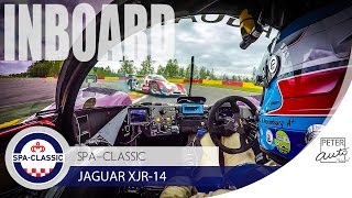 Group C Jaguar XJR14 inboard amazing sound [upl. by Follansbee]