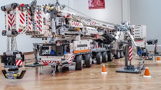 Lego Technic Liebherr LTM 11200 Crane Final Test MOC by Jeroen Ottens [upl. by Turpin]