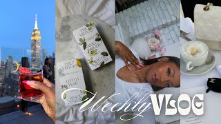 WEEKLY VLOG  GIRLLL IDK HANGING OUT IN NYC NEW PERFUMES LOVE ISLAND USA GIVEAWAY BOXES [upl. by Elorak647]