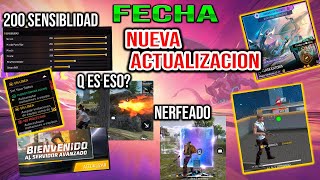 Nueva Actualización de Free Fire Fecha cuando llega actualización Nuevo personaje que Teletransporta [upl. by Eydnarb]