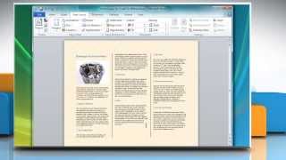 How to Make a TriFold Brochure in Microsoft® Word [upl. by Enyrehtac]