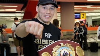 RUSLAN PROVODNIKOV Arriving at JFK Airport for the Chris Algieri fight  Interview [upl. by Nicholl629]