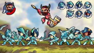 THE COMPLETE BRAWLHALLA TIER LIST  All Weapons and Legends [upl. by Kluge]