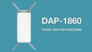 DLink How to Set Up the DAP1860  AC2600 MUMIMO Wireless Range Extender [upl. by Enerual]