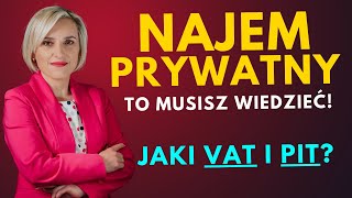 Najem Prywatny  Opodatkowanie w 2023 PIT VAT Ryczałt [upl. by Nami739]