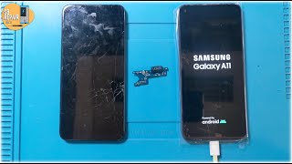 Samsung Galaxy A11 Screen Replacement samsung repair a11 [upl. by Keryt]