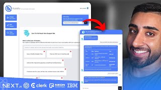 🔴 Let’s build an AI Help Bot with NEXTJS 14 Neon PostgreSQL Clerk AI Agent OpenAI IBM [upl. by Anbul]