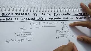 f Block TRICKS for Lanthanoids [upl. by Henrietta]