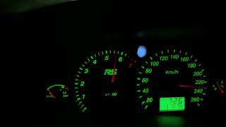 Ford Focus RS MK1 acceleration 0  255 Kmh fullspeed [upl. by Nerrat]