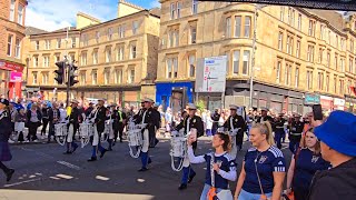 Mourne Young Defenders flute band Kilkeel The Sash  Glasgow Boyne Celebrations 6thJuly 2024 [upl. by Abeu]