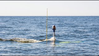 Research Submarine quotEuronautquot  at the Periscope Depth [upl. by Ramma711]