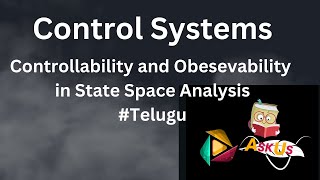 problems on Controllability and observability in State Space Analysis of Control Systems [upl. by Rednazxela]