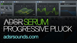 Serum tutorial  Progressive House Pluck [upl. by Justinn900]