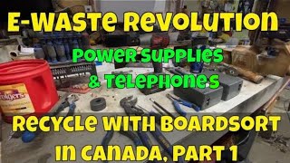 How to Recycle Ewaste Thru Boardsort in Canada Part 1 boardsort [upl. by Revert]