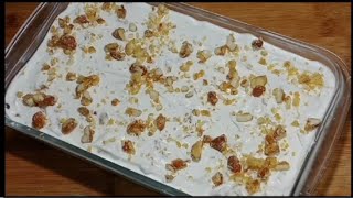 Creamy Butterscotch Pudding Recipe ❤️❤️ l मलाईदार बटरस्कॉच पुडिंग🍮l Easy Desert recipe for festivals [upl. by Eerrehs550]