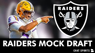 Las Vegas Raiders Mock Draft At Pick 6 Full 7 Round 2024 NFL Mock Draft Simulator On PFF [upl. by Dnaltruoc]